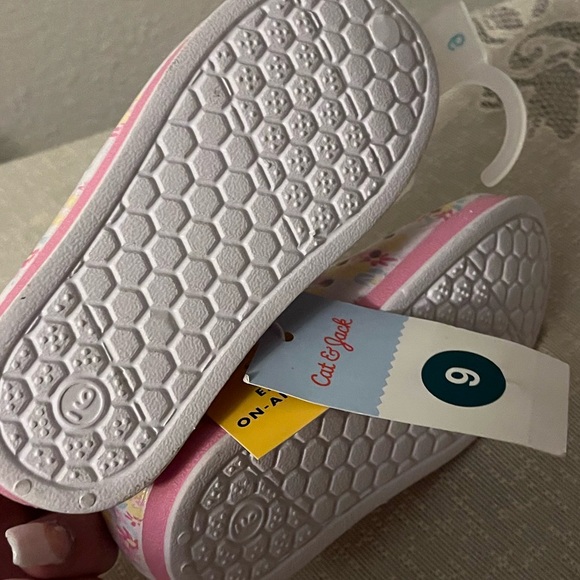 Cat & Jack Floral Kids Slip-On Sneakers - Picture 5 of 6